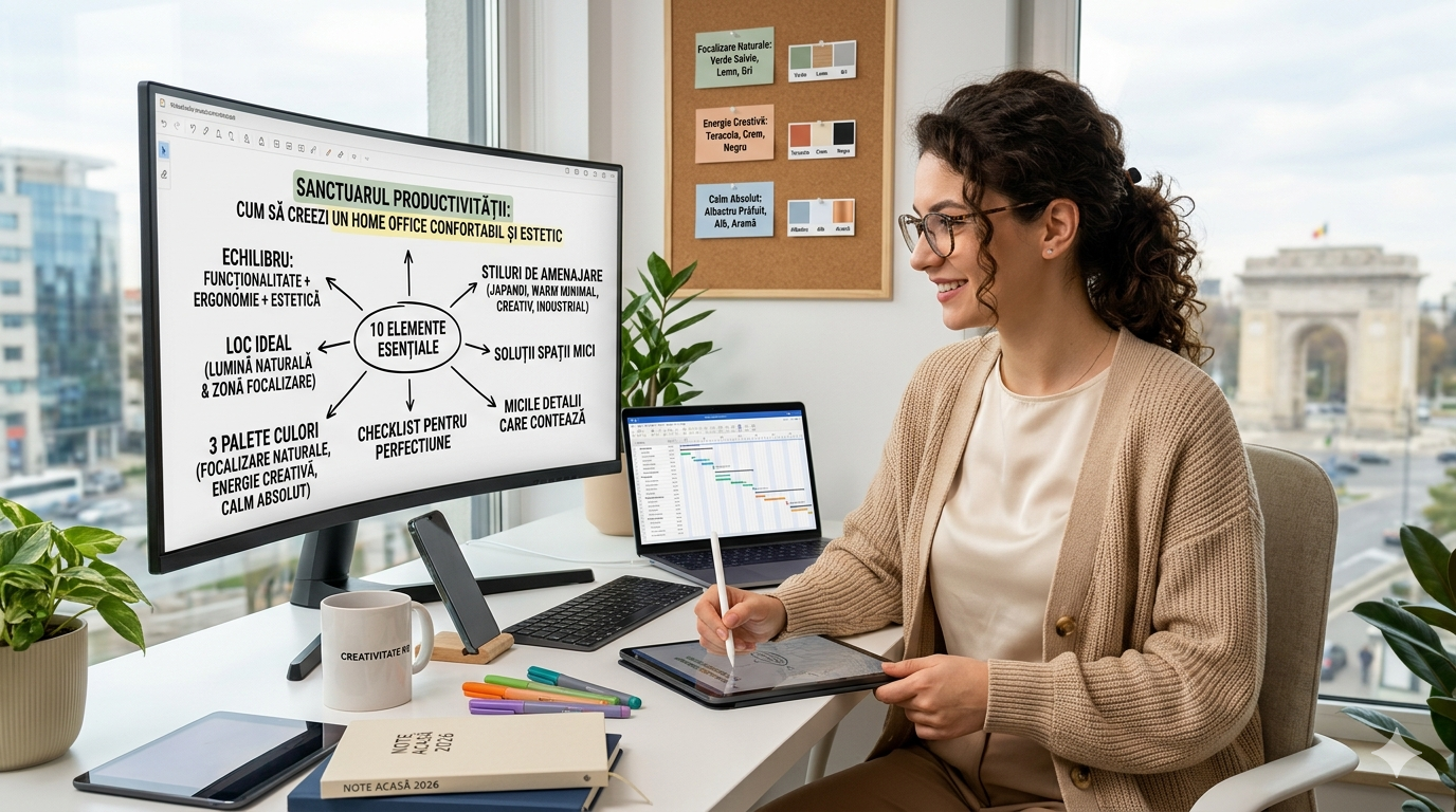 Cum să creezi un home office confortabil