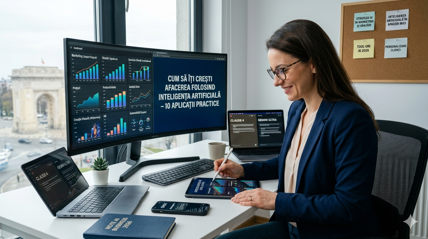 Cum să îți crești afacerea folosind Inteligența Artificială