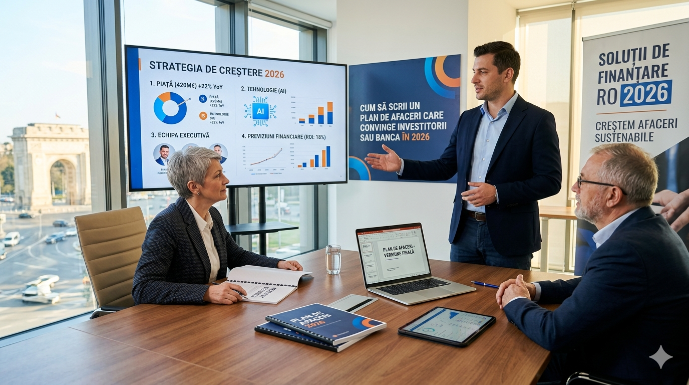 Strategia succesului: Cum să scrii un plan de afaceri care convinge investitorii sau banca în 2026