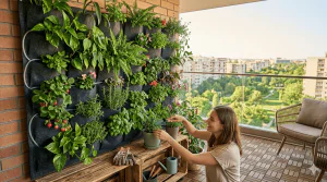 Cum să creezi o grădină verticală în apartament sau pe balcon